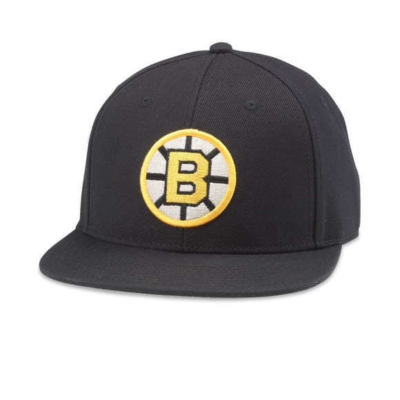 Boston Bruins Archive 400 Authentic NHL Hat SnapBack Cap with Yellow Bruins Logo - Picture 1 of 10